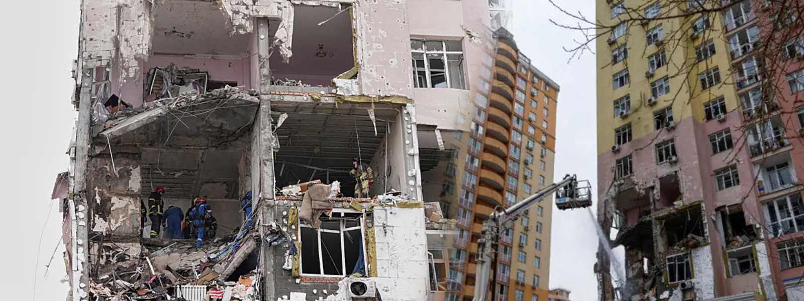 රුසියාවෙන් යුක්‍රේනයට ඩ්‍රෝන ප්‍රහාර..